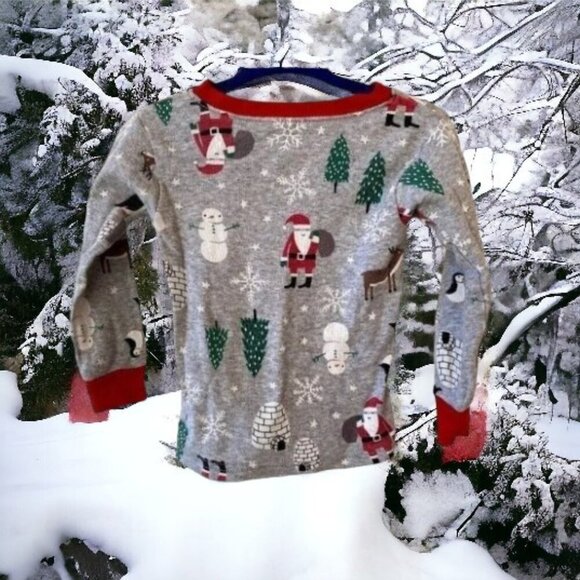 Carter's Christmas Cotton Pajama Top - Picture 3 of 5